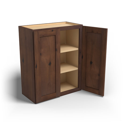 Special Order - 24" x 30" Wall Cabinet Rustic Walnut - W2430 30" Wall Cabinets GHI Rustic Walnut Special Order SPRWS Wall Cabinets