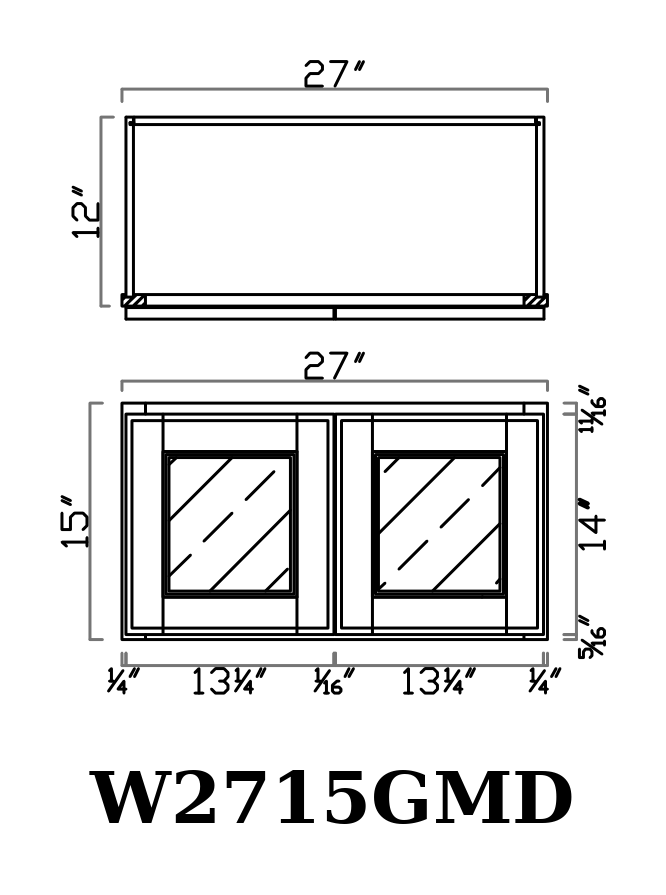 GHI line drawing W2715GMD