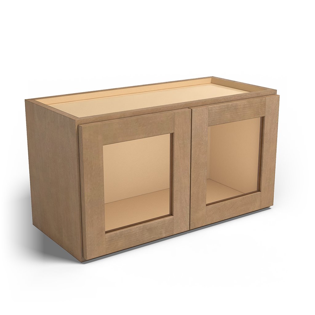 Special Order - 27" x 15" Wall Cabinet with Acrylic Mullion Doors Sonona Sand - W2715GMD GHI Sonona Sand Special Order SPSNS Upper Wall Cabinets Wall Cabinets