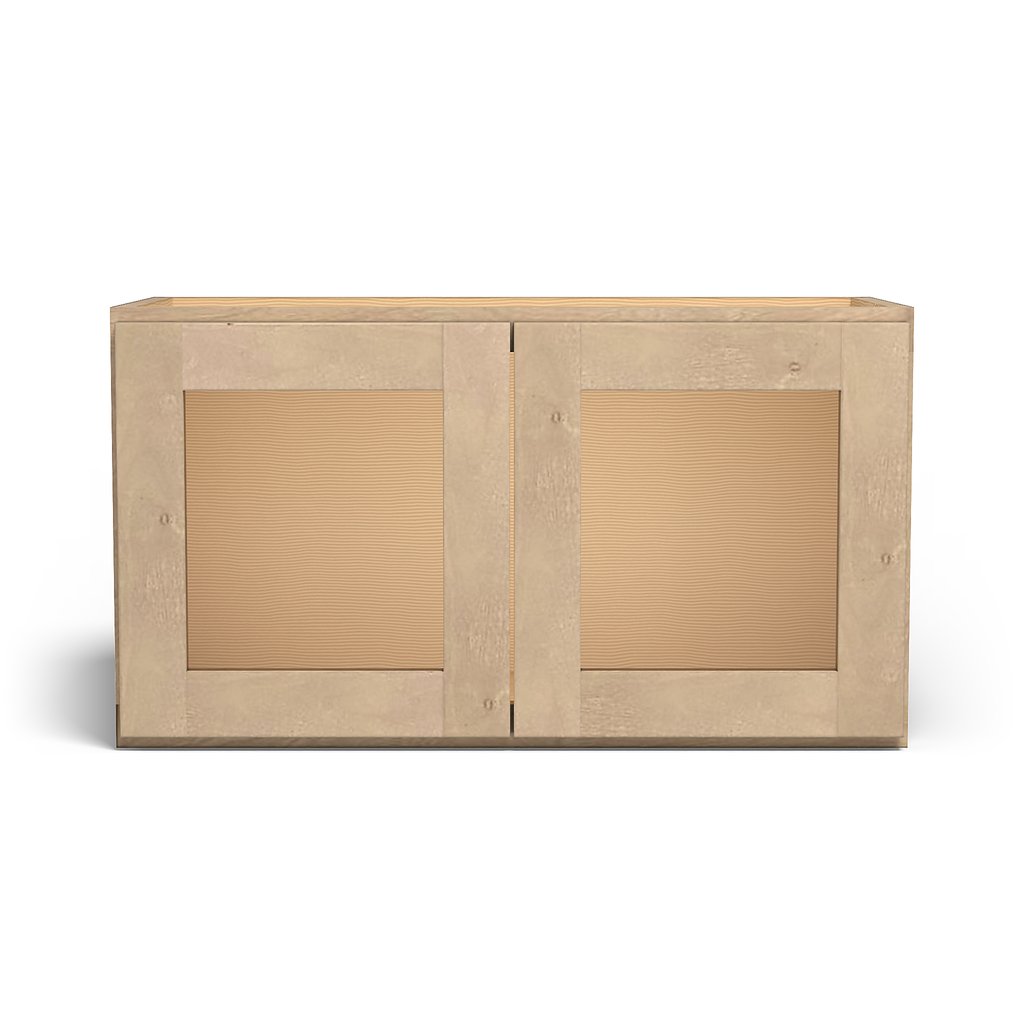 Special Order - 27" x 15" Wall Cabinet with Acrylic Mullion Doors Sonona Wheat - W2715GMD GHI Sonona Wheat Special Order SPSNW Upper Wall Cabinets Wall Cabinets