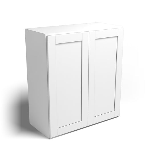 27" x 30" Wall Cabinet Arcadia White Shaker - W2730