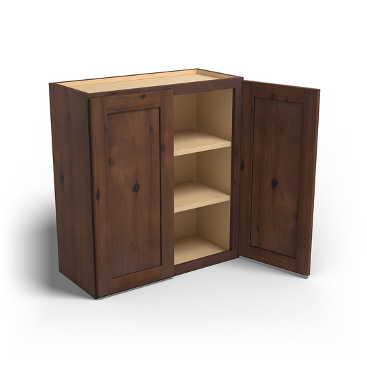 Special Order - 27" x 30" Wall Cabinet Rustic Walnut - W2730 30" Wall Cabinets GHI Rustic Walnut Special Order SPRWS Wall Cabinets