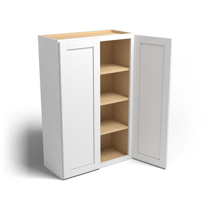 Special Order - 27" x 42" Wall Cabinet Arcadia White Shaker - W2742 42" Wall Cabinets Arcadia White GHI SPACW Special Order Wall Cabinets