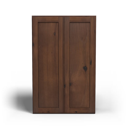 Special Order - 27" x 42" Wall Cabinet Rustic Walnut - W2742 42" Wall Cabinets GHI Rustic Walnut Special Order SPRWS Wall Cabinets