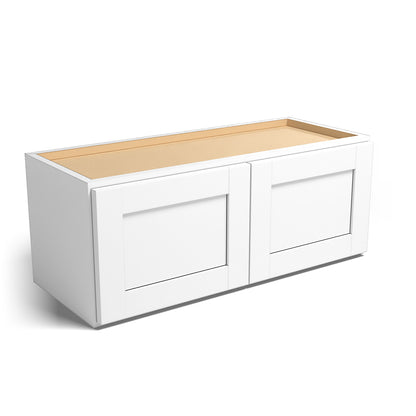 Special Order - 30" x 12" Wall Cabinet Arcadia White Shaker - W3012 Arcadia White GHI SPACW Special Order Upper Wall Cabinets Wall Cabinets