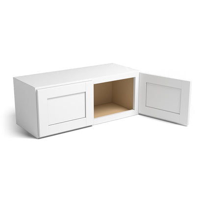 30" x 12" Wall Cabinet Arcadia White Shaker - W3012