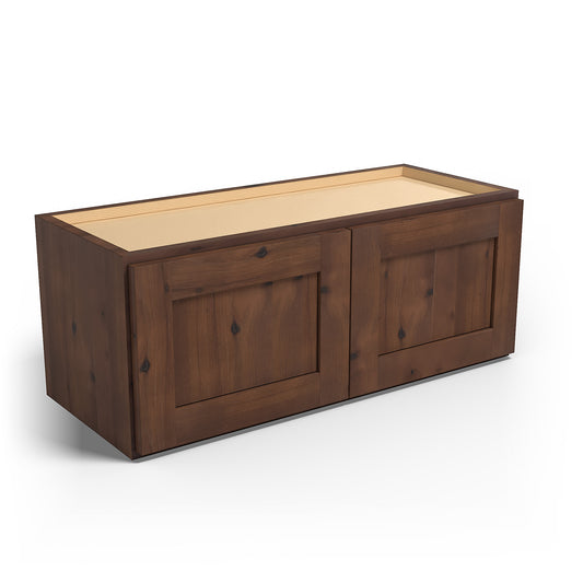 Special Order - 30" x 12" Wall Cabinet Rustic Walnut - W3012 GHI Rustic Walnut Special Order SPRWS Upper Wall Cabinets Wall Cabinets