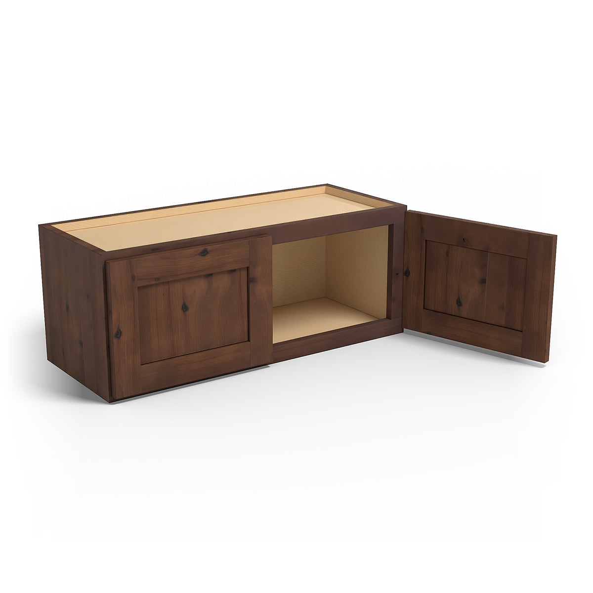 Special Order - 30" x 12" Wall Cabinet Rustic Walnut - W3012 GHI Rustic Walnut Special Order SPRWS Upper Wall Cabinets Wall Cabinets