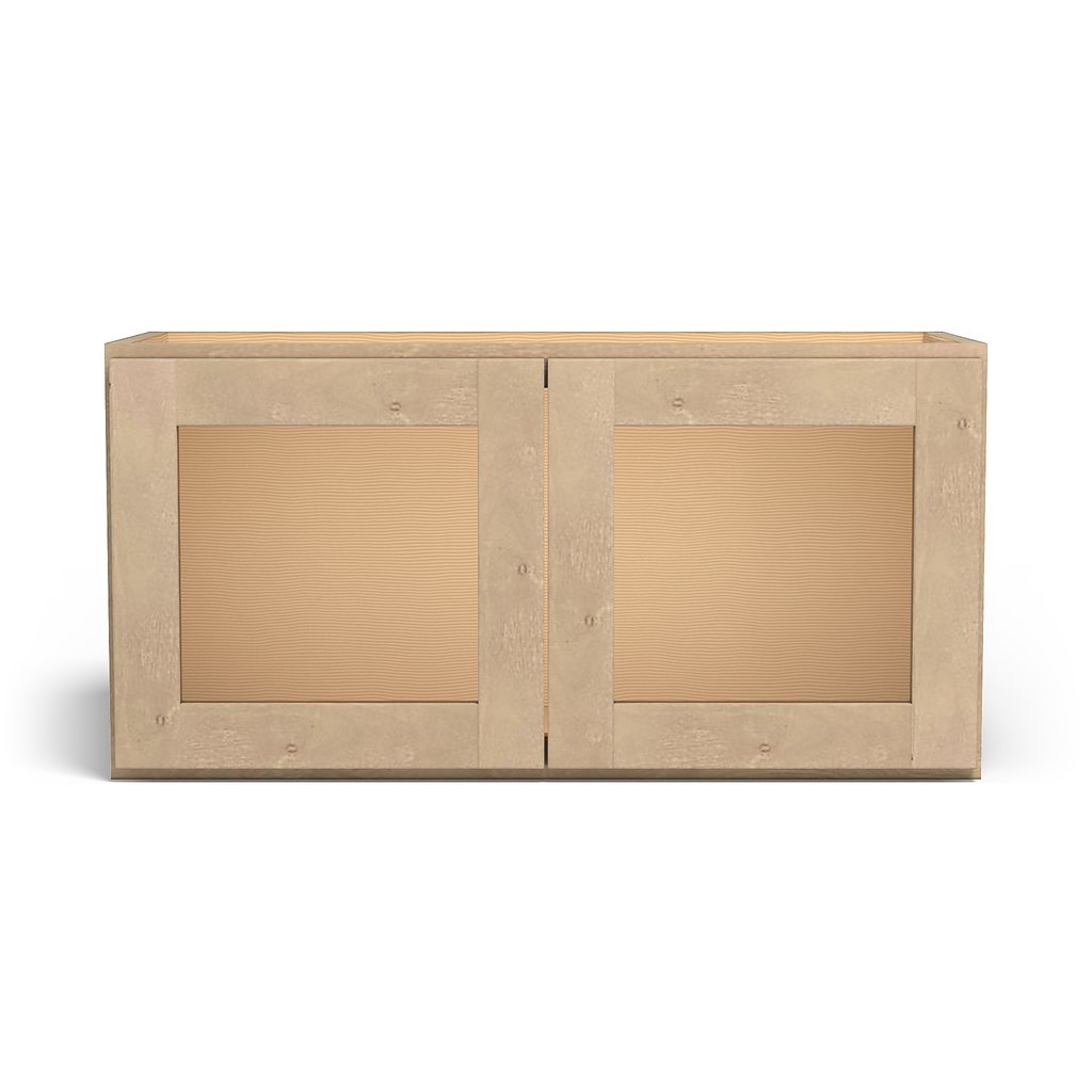 Special Order - 30" x 15" Wall Cabinet with Acrylic Mullion Doors Sonona Wheat - W3015GMD GHI Sonona Wheat Special Order SPSNW Upper Wall Cabinets Wall Cabinets