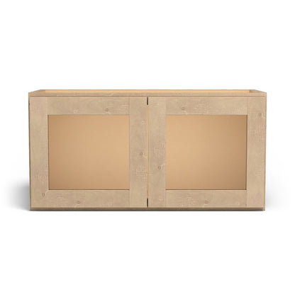 Special Order - 30" x 15" Wall Cabinet with Acrylic Mullion Doors Sonona Wheat - W3015GMD GHI Sonona Wheat Special Order SPSNW Upper Wall Cabinets Wall Cabinets