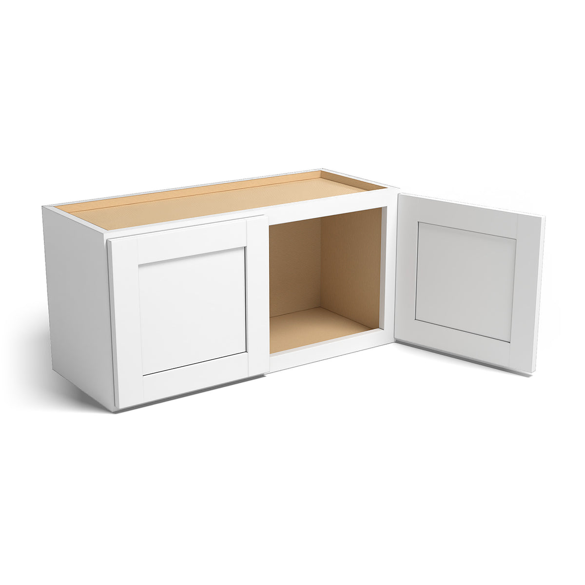 Special Order - 30" x 15" Wall Cabinet Arcadia White Shaker - W3015 Arcadia White GHI SPACW Special Order Upper Wall Cabinets Wall Cabinets