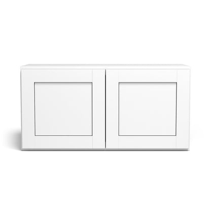 Special Order - 30" x 15" Wall Cabinet Arcadia White Shaker - W3015 Arcadia White GHI SPACW Special Order Upper Wall Cabinets Wall Cabinets