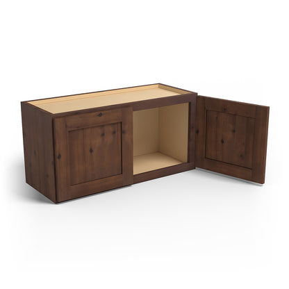 Special Order - 30" x 15" Wall Cabinet Rustic Walnut - W3015 GHI Rustic Walnut Special Order SPRWS Upper Wall Cabinets Wall Cabinets