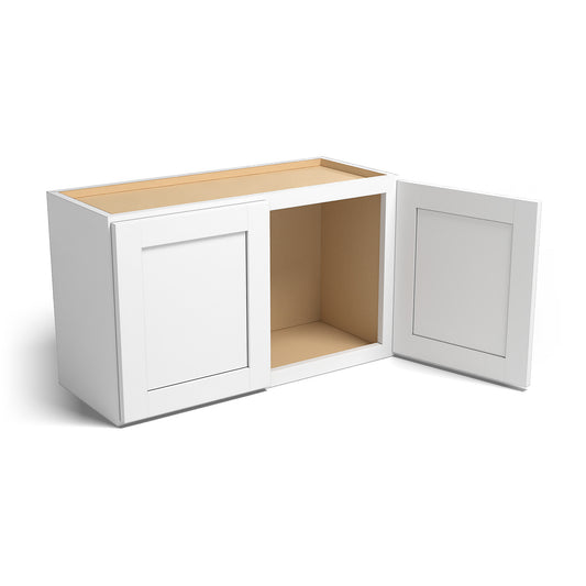 Special Order - 30" x 18" Wall Cabinet Arcadia White Shaker - W3018 Arcadia White GHI SPACW Special Order Upper Wall Cabinets Wall Cabinets