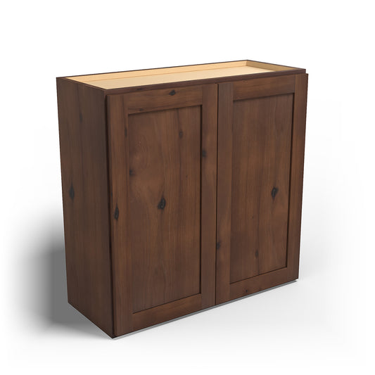 Special Order - 30" x 30" Wall Cabinet Rustic Walnut - W3030 30" Wall Cabinets GHI Rustic Walnut Special Order SPRWS Wall Cabinets