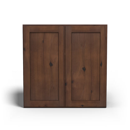 Special Order - 30" x 30" Wall Cabinet Rustic Walnut - W3030 30" Wall Cabinets GHI Rustic Walnut Special Order SPRWS Wall Cabinets