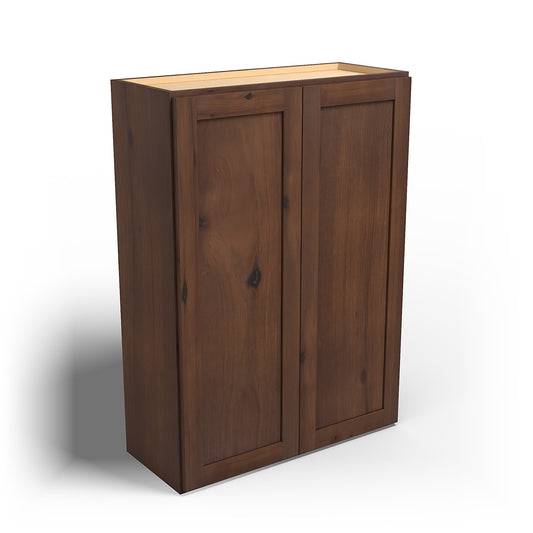 Special Order - 30" x 42" Wall Cabinet Rustic Walnut - W3042 42" Wall Cabinets GHI Rustic Walnut Special Order SPRWS Wall Cabinets