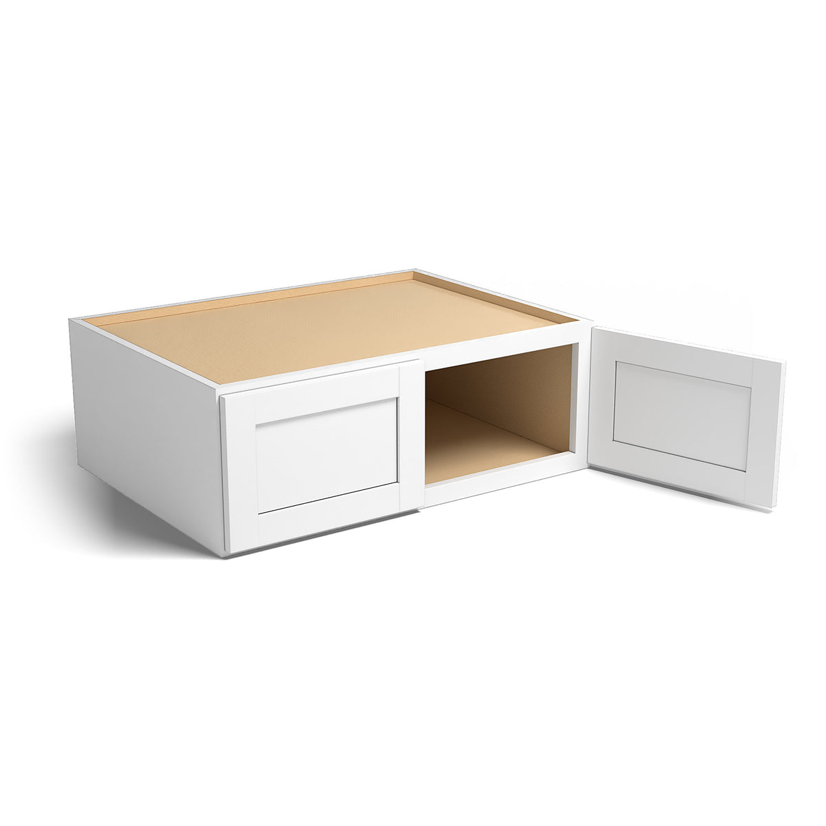 Special Order - 33" x 12" x 24" Wall Cabinet Arcadia White Shaker - W331224 Arcadia White GHI SPACW Special Order Upper Wall Cabinets Wall Cabinets