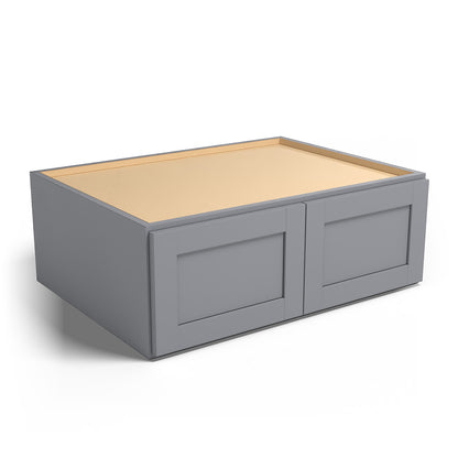 Special Order - 33" x 12" x 24" Wall Cabinet Pacific Gray - W331224 GHI Pacific Gray Special Order SPPGS Upper Wall Cabinets Wall Cabinets