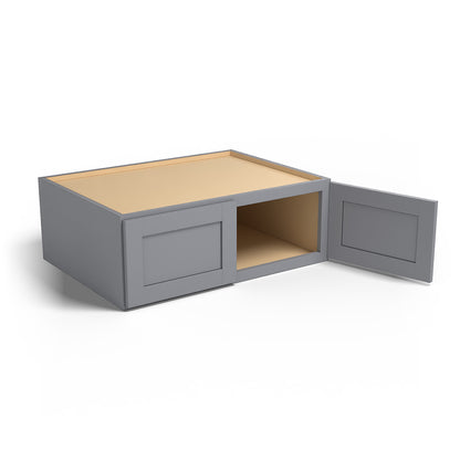 Special Order - 33" x 12" x 24" Wall Cabinet Pacific Gray - W331224 GHI Pacific Gray Special Order SPPGS Upper Wall Cabinets Wall Cabinets
