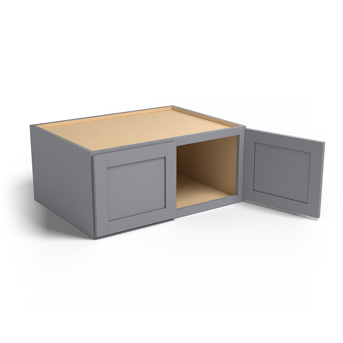 Special Order - 33" x 15" x 24" Wall Cabinet Pacific Gray - W331524 GHI Pacific Gray Special Order SPPGS Upper Wall Cabinets Wall Cabinets