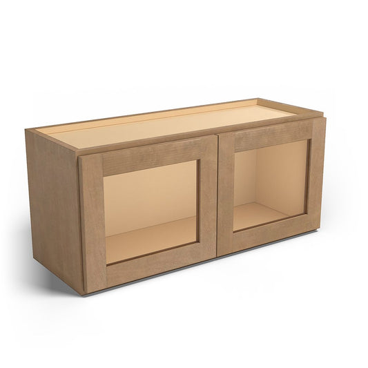 Special Order - 33" x 15" Wall Cabinet with Acrylic Mullion Doors Sonona Sand - W3315GMD GHI published-all-channels Sonona Sand Special Order SPSNS Upper Wall Cabinets Wall Cabinets