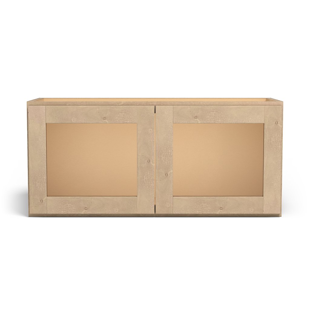 Special Order - 33" x 15" Wall Cabinet with Acrylic Mullion Doors Sonona Wheat - W3315GMD GHI Sonona Wheat Special Order SPSNW Upper Wall Cabinets Wall Cabinets