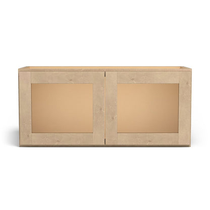 Special Order - 33" x 15" Wall Cabinet with Acrylic Mullion Doors Sonona Wheat - W3315GMD GHI Sonona Wheat Special Order SPSNW Upper Wall Cabinets Wall Cabinets