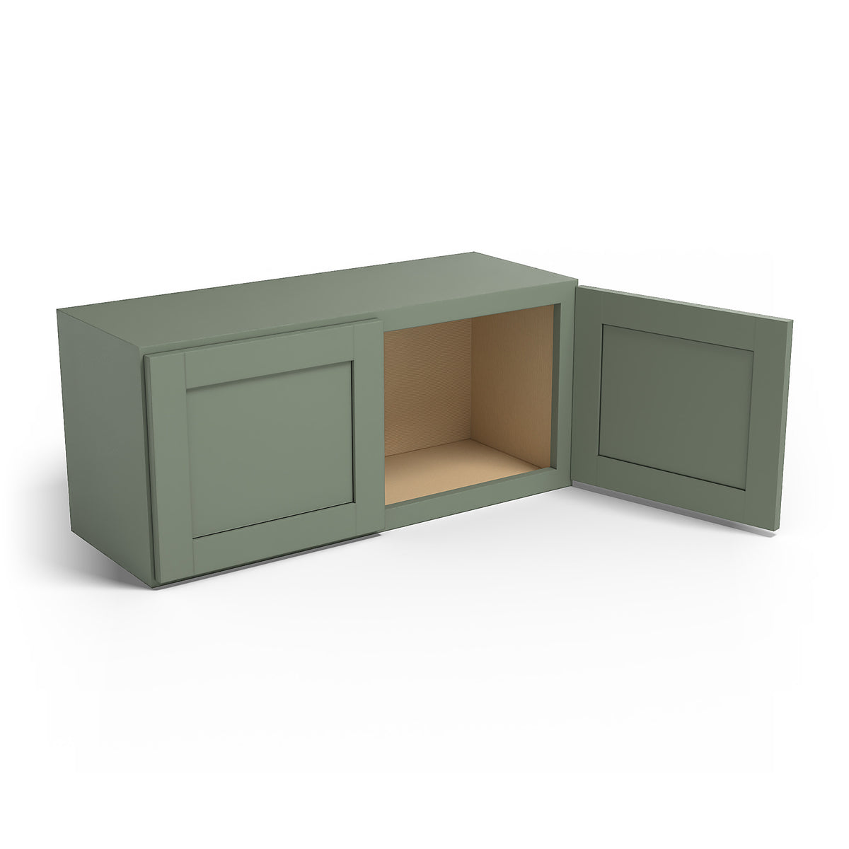 Special Order - 33" x 15" Wall Cabinet Forest Green - W3315