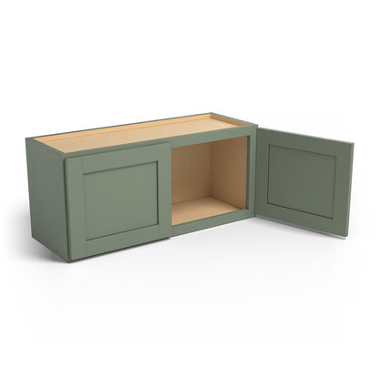 Special Order - 33" x 15" Wall Cabinet Forest Green - W3315