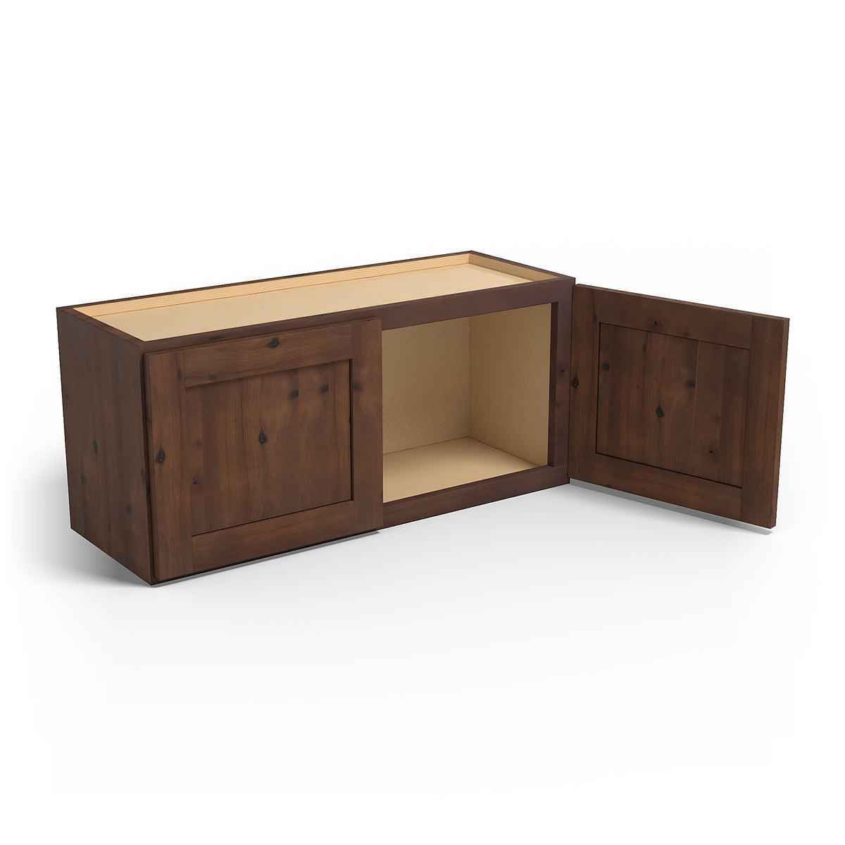 Special Order - 33" x 15" Wall Cabinet Rustic Walnut - W3315 GHI Rustic Walnut Special Order SPRWS Upper Wall Cabinets Wall Cabinets