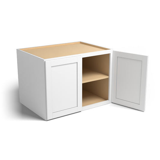 Special Order - 33" x 24" x 24" Wall Cabinet Arcadia White Shaker - W332424 Arcadia White GHI SPACW Special Order Upper Wall Cabinets Wall Cabinets