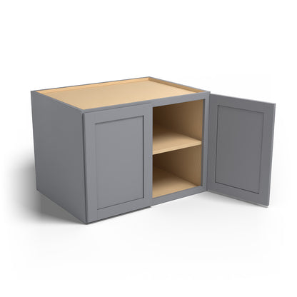 Special Order - 33" x 24" x 24" Wall Cabinet Pacific Gray - W332424 GHI Pacific Gray Special Order SPPGS Upper Wall Cabinets Wall Cabinets