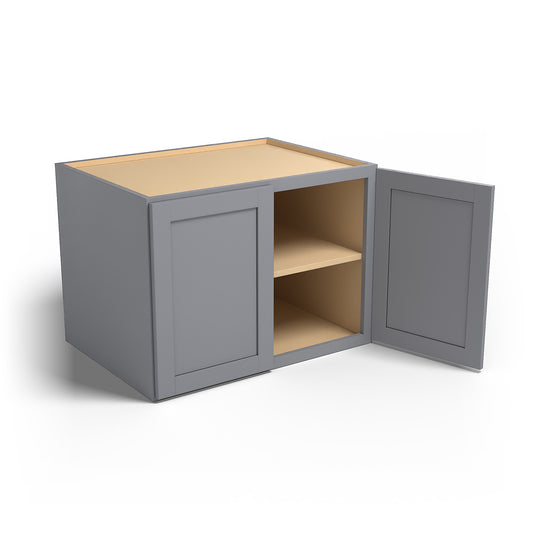 Special Order - 33" x 24" x 24" Wall Cabinet Pacific Gray - W332424 GHI Pacific Gray Special Order SPPGS Upper Wall Cabinets Wall Cabinets