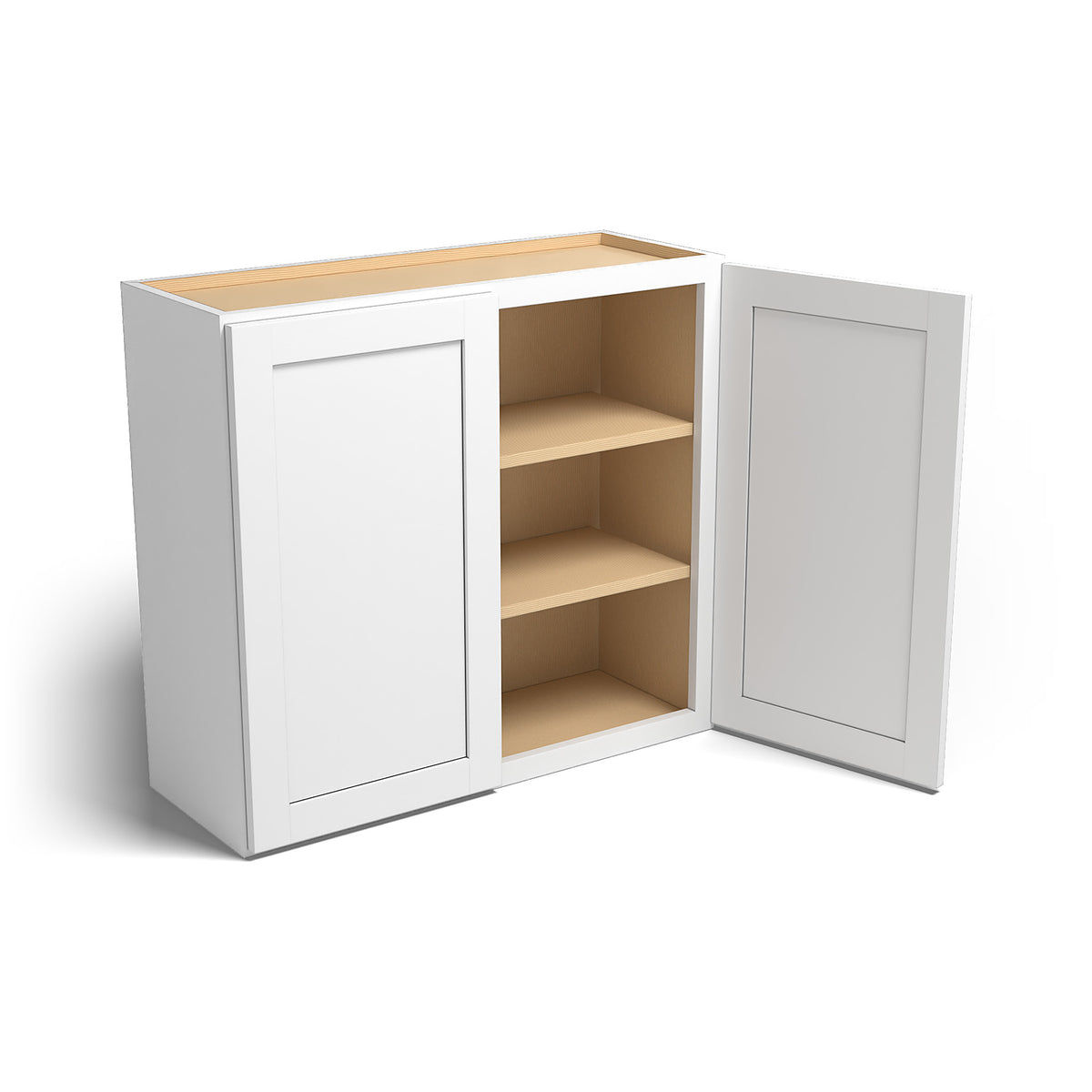 Special Order - 33" x 30" Wall Cabinet Arcadia White Shaker - W3330 30" Wall Cabinets Arcadia White GHI SPACW Special Order Wall Cabinets