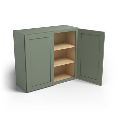Special Order - 33" x 30" Wall Cabinet Forest Green - W3330