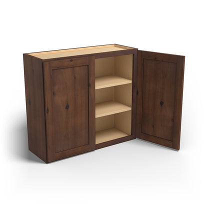 Special Order - 33" x 30" Wall Cabinet Rustic Walnut - W3330 30" Wall Cabinets GHI Rustic Walnut Special Order SPRWS Wall Cabinets