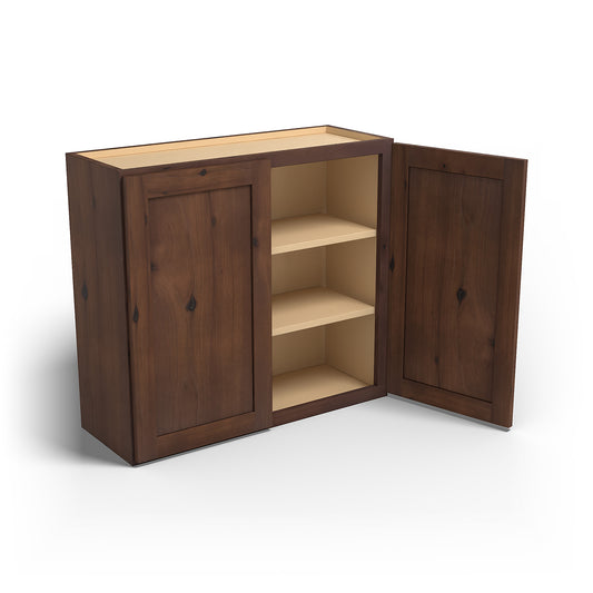 Special Order - 33" x 30" Wall Cabinet Rustic Walnut - W3330 30" Wall Cabinets GHI Rustic Walnut Special Order SPRWS Wall Cabinets