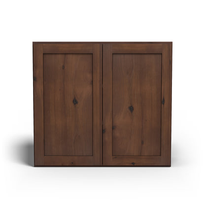 Special Order - 33" x 30" Wall Cabinet Rustic Walnut - W3330 30" Wall Cabinets GHI Rustic Walnut Special Order SPRWS Wall Cabinets