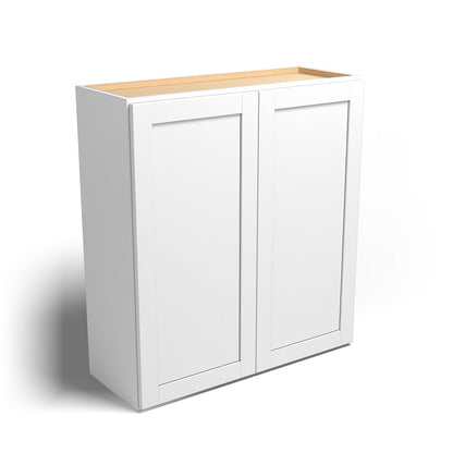 Special Order - 33" x 36" Wall Cabinet Arcadia White Shaker - W3336 30" Wall Cabinets Arcadia White GHI SPACW Special Order Wall Cabinets