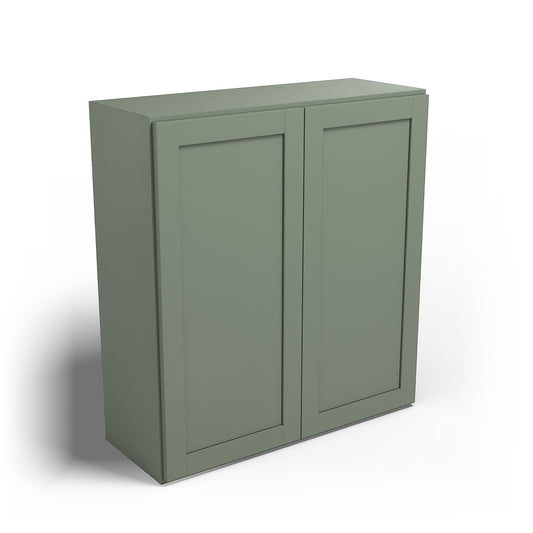 Special Order - 33" x 36" Wall Cabinet Forest Green - W3336