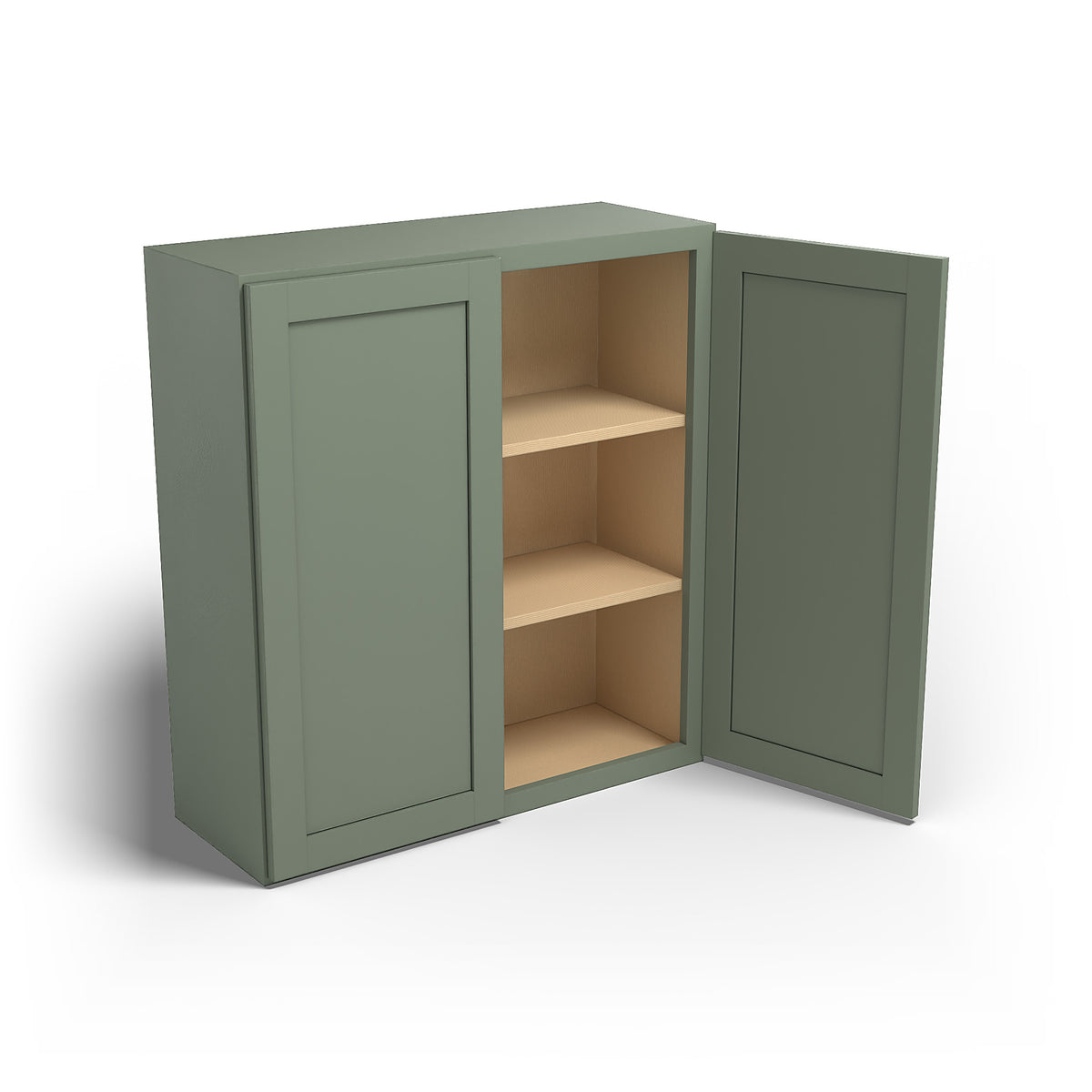 Special Order - 33" x 36" Wall Cabinet Forest Green - W3336