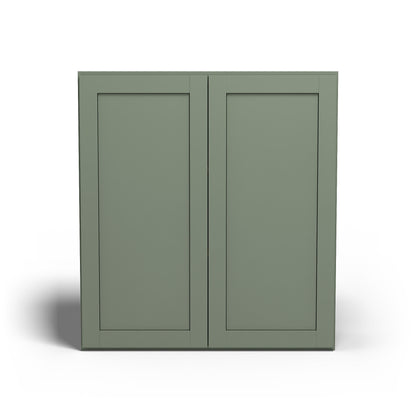 Special Order - 33" x 36" Wall Cabinet Forest Green - W3336