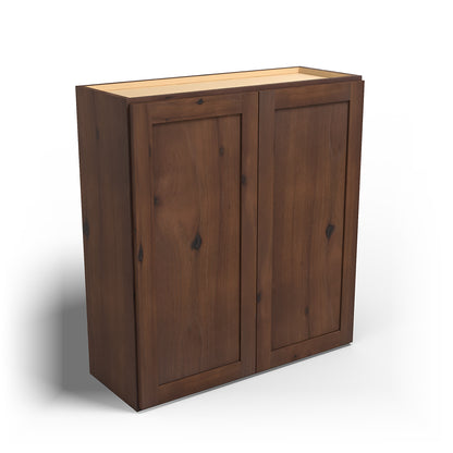 Special Order - 33" x 36" Wall Cabinet Rustic Walnut - W3336 36" Wall Cabinets GHI Rustic Walnut Special Order SPRWS Wall Cabinets