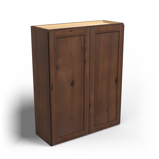 Special Order - 33" x 42" Wall Cabinet Rustic Walnut - W3342 42" Wall Cabinets GHI Rustic Walnut Special Order SPRWS Wall Cabinets