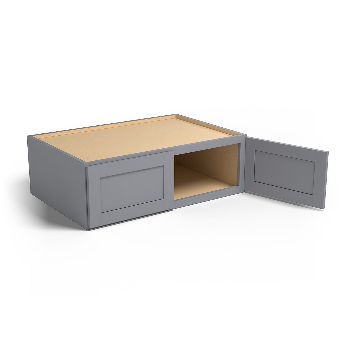 Special Order - 36" x 12" x 24" Wall Cabinet Pacific Gray - W361224 GHI Pacific Gray Special Order SPPGS Upper Wall Cabinets Wall Cabinets