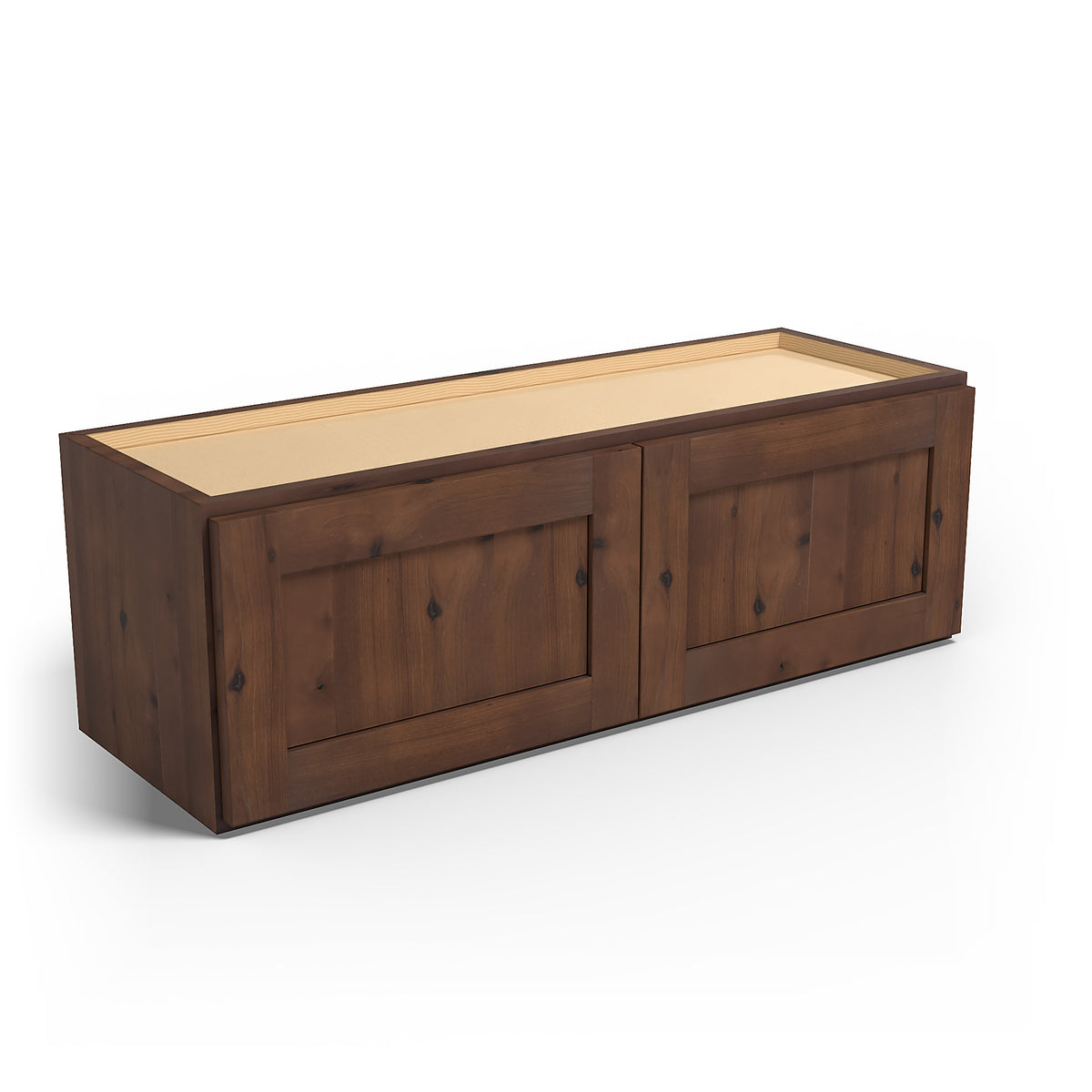 Special Order - 36" x 12" Wall Cabinet Rustic Walnut - W3612 GHI Rustic Walnut Special Order SPRWS Upper Wall Cabinets Wall Cabinets