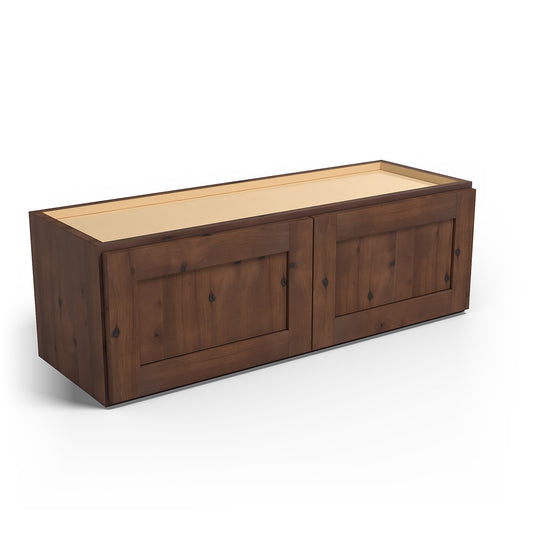 Special Order - 36" x 12" Wall Cabinet Rustic Walnut - W3612 GHI Rustic Walnut Special Order SPRWS Upper Wall Cabinets Wall Cabinets