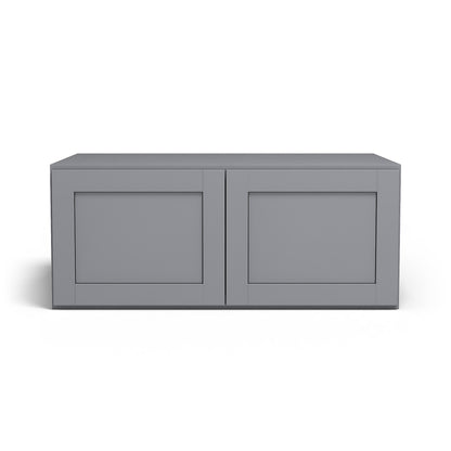 Special Order - 36" x 15" x 24" Wall Cabinet Pacific Gray - W361524 GHI Pacific Gray Special Order SPPGS Upper Wall Cabinets Wall Cabinets