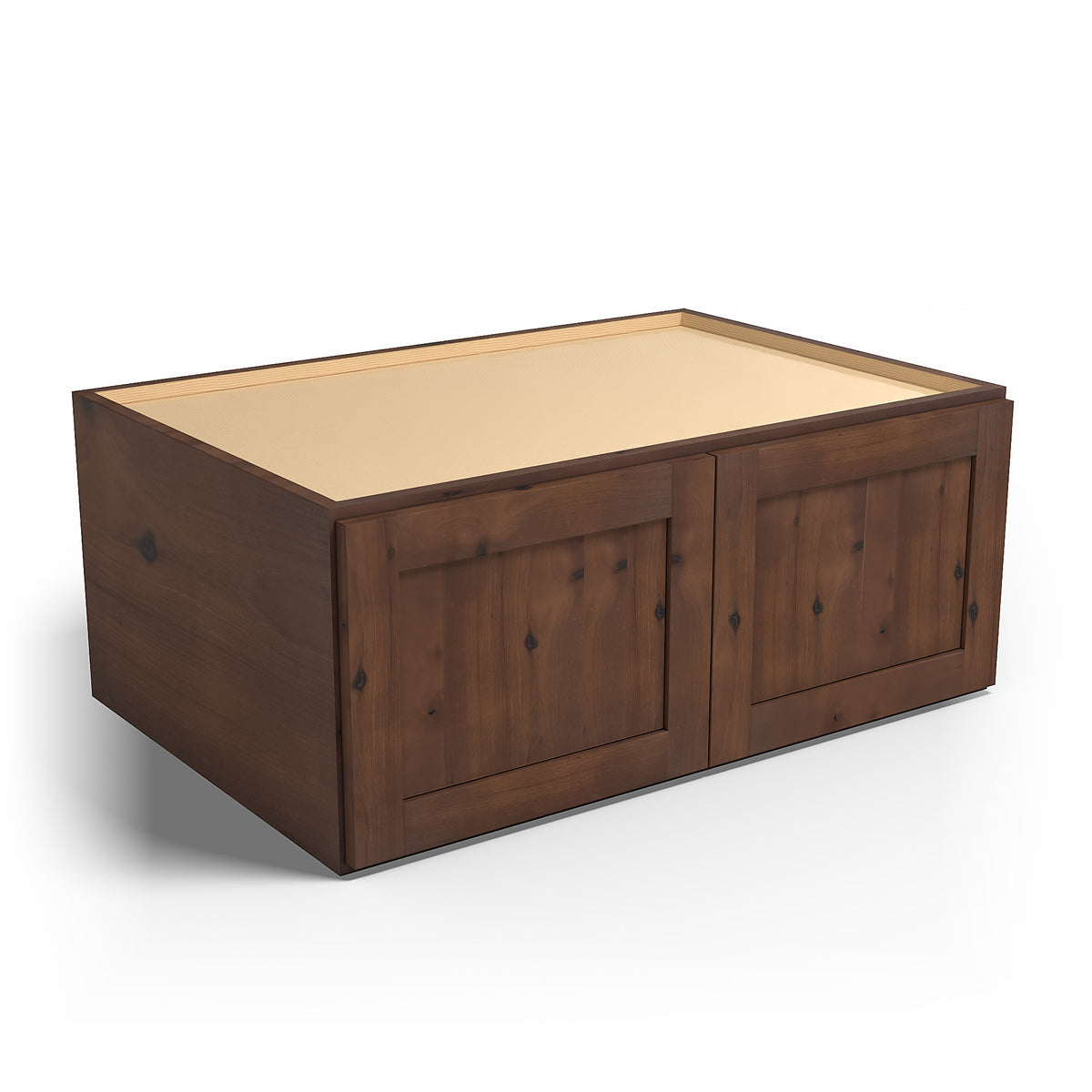 Special Order - 36" x 15" x 24" Wall Cabinet Rustic Walnut - W361524 GHI Rustic Walnut Special Order SPRWS Upper Wall Cabinets Wall Cabinets
